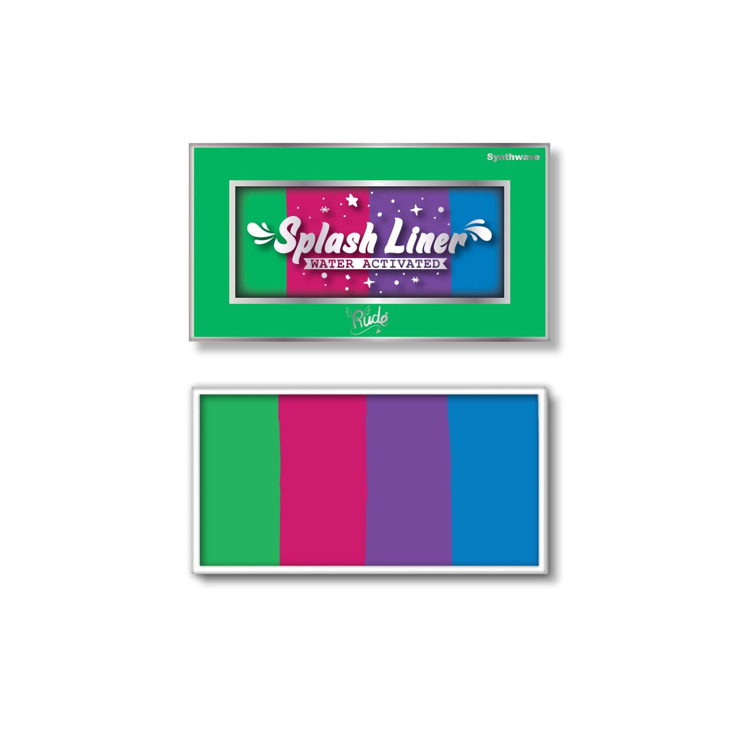 slide 1 of 1, Rude Cosmetics Splash Liner - Synthwave, 1 ct