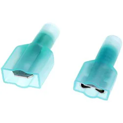 DORMAN 16-14 Gauge Male/female Set Fully Insulated Quick Disconnect, .250 In., Blue
