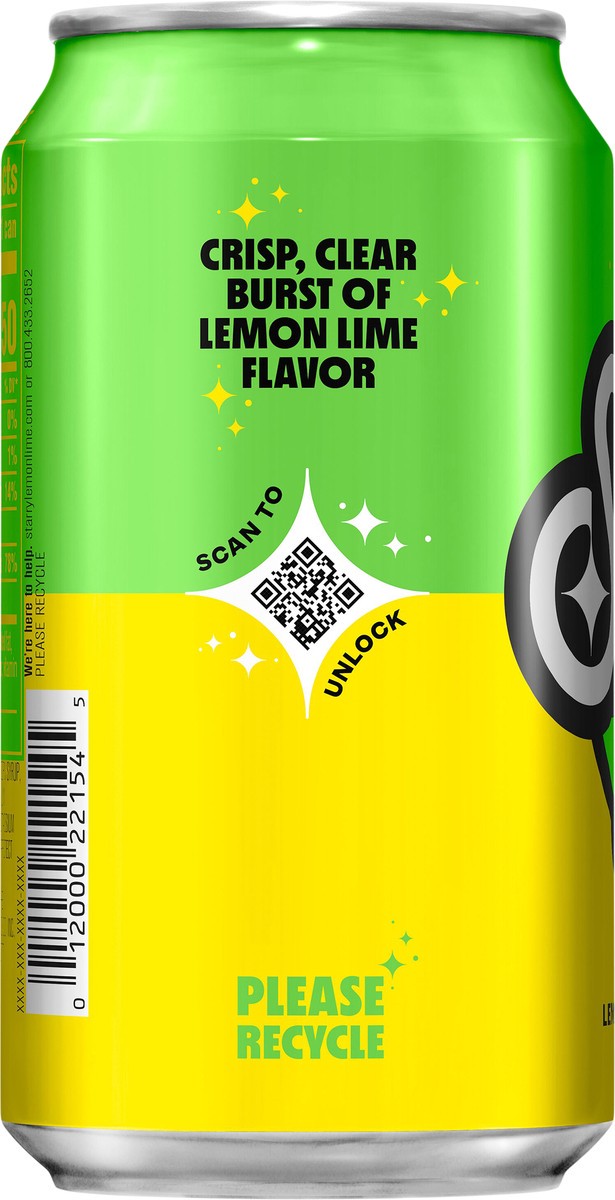 slide 6 of 6, Starry Soda, Lemon Lime Flavored, 12 fl oz