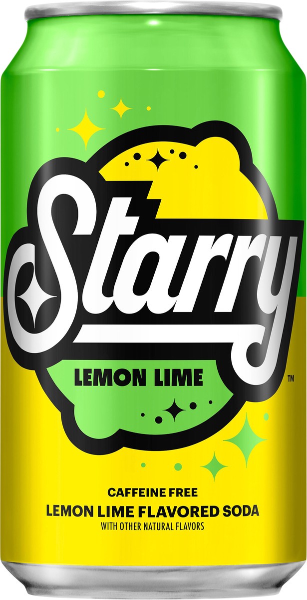 slide 2 of 6, Starry Soda, Lemon Lime Flavored, 12 fl oz