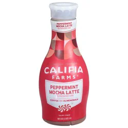 Califia Farms Peppermint Mocha Latte Coffee with Almondmilk 48 fl oz