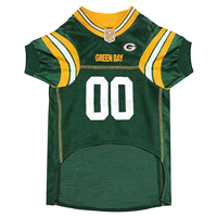 slide 5 of 5, Green Bay Packers Pet Mesh Jersey, Medium, MED