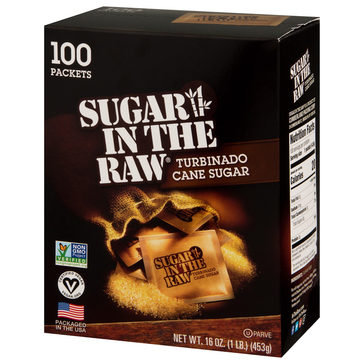 slide 3 of 9, Sugar in the Raw Turbinado Cane Sugar 100 ea, 100 ct