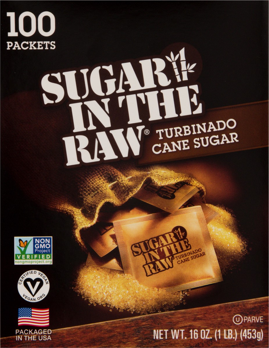 slide 6 of 9, Sugar in the Raw Turbinado Cane Sugar 100 ea, 100 ct