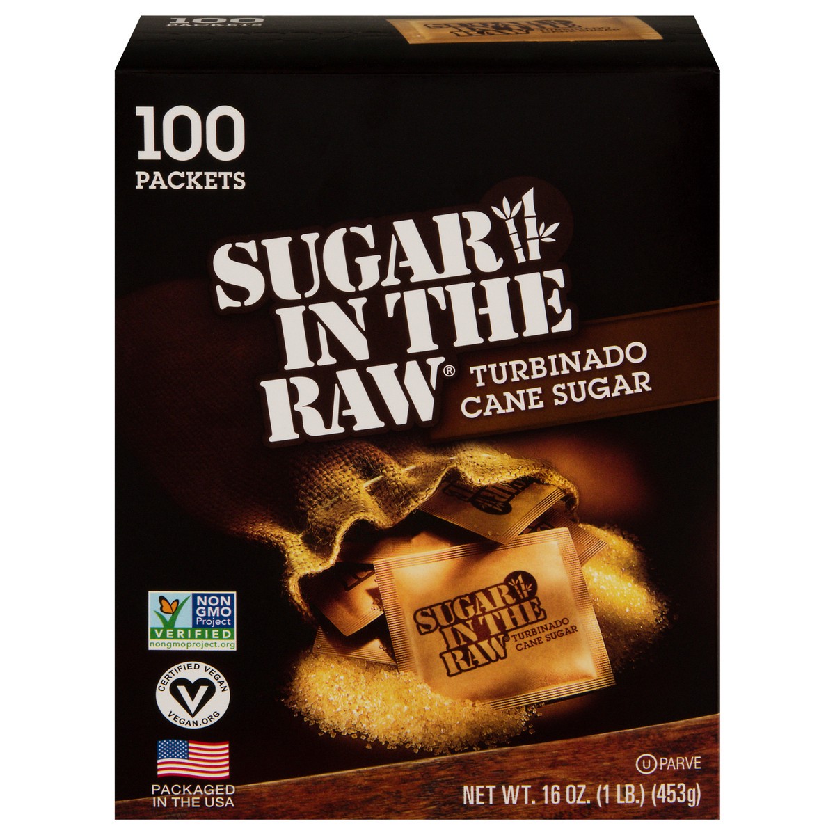 slide 1 of 9, Sugar in the Raw Turbinado Cane Sugar 100 ea, 100 ct