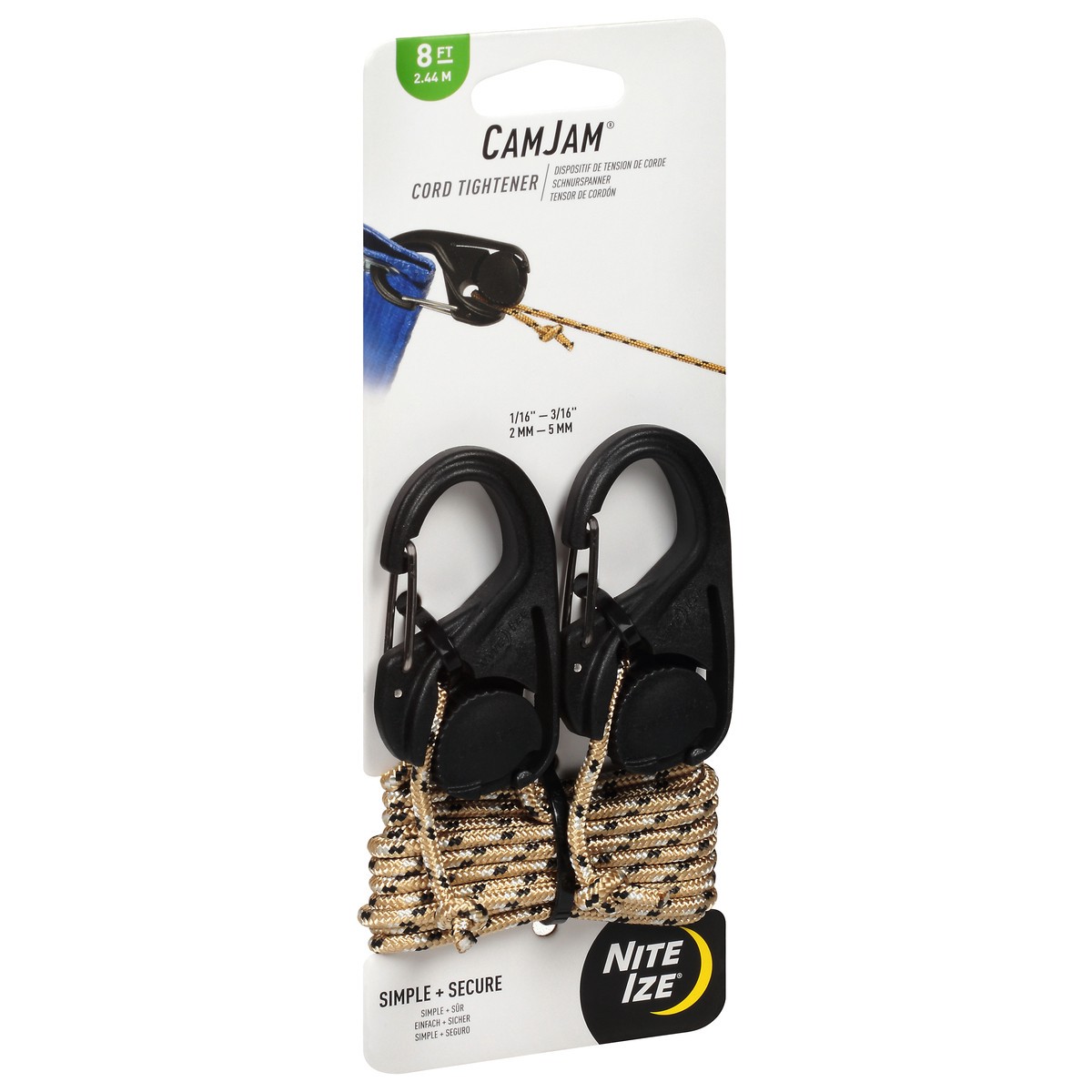 slide 6 of 12, Nite Ize CamJam 2.44 M 8 ft Cord Tightener 1 ea, 1 ct