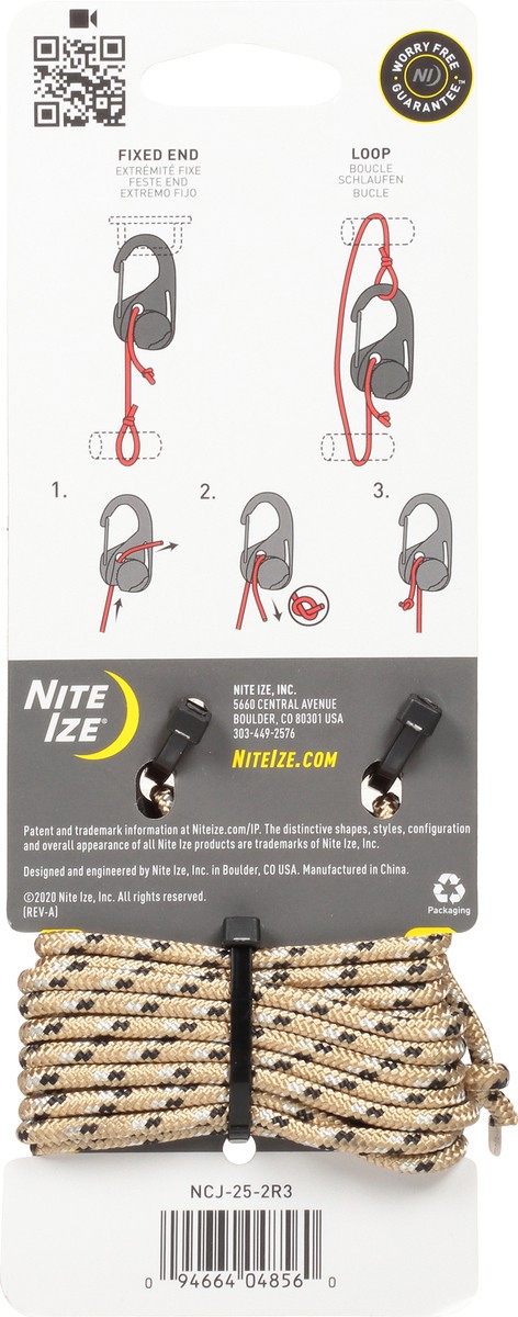 slide 4 of 12, Nite Ize CamJam 2.44 M 8 ft Cord Tightener 1 ea, 1 ct