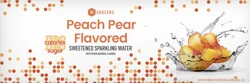 SE Grocers Peach Pear Sparkling Water 12 Pack