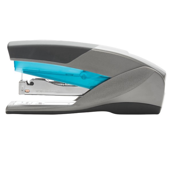 slide 5 of 10, Swingline LightTouch Reduced Effort Stapler Capacity- Blue, 1 ct