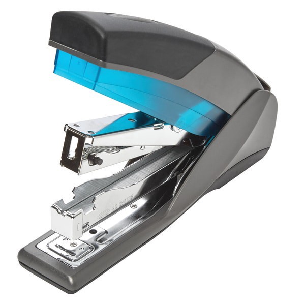 slide 4 of 10, Swingline LightTouch Reduced Effort Stapler Capacity- Blue, 1 ct