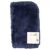 slide 4 of 5, Mohawk Plush Bath Rug, Black, 20 in x 34 in