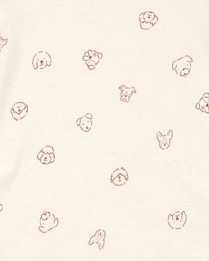 slide 2 of 6, Carter's 5-Pack Dog Short-Sleeve Cotton Bodysuits Multi 6M, 1 ct