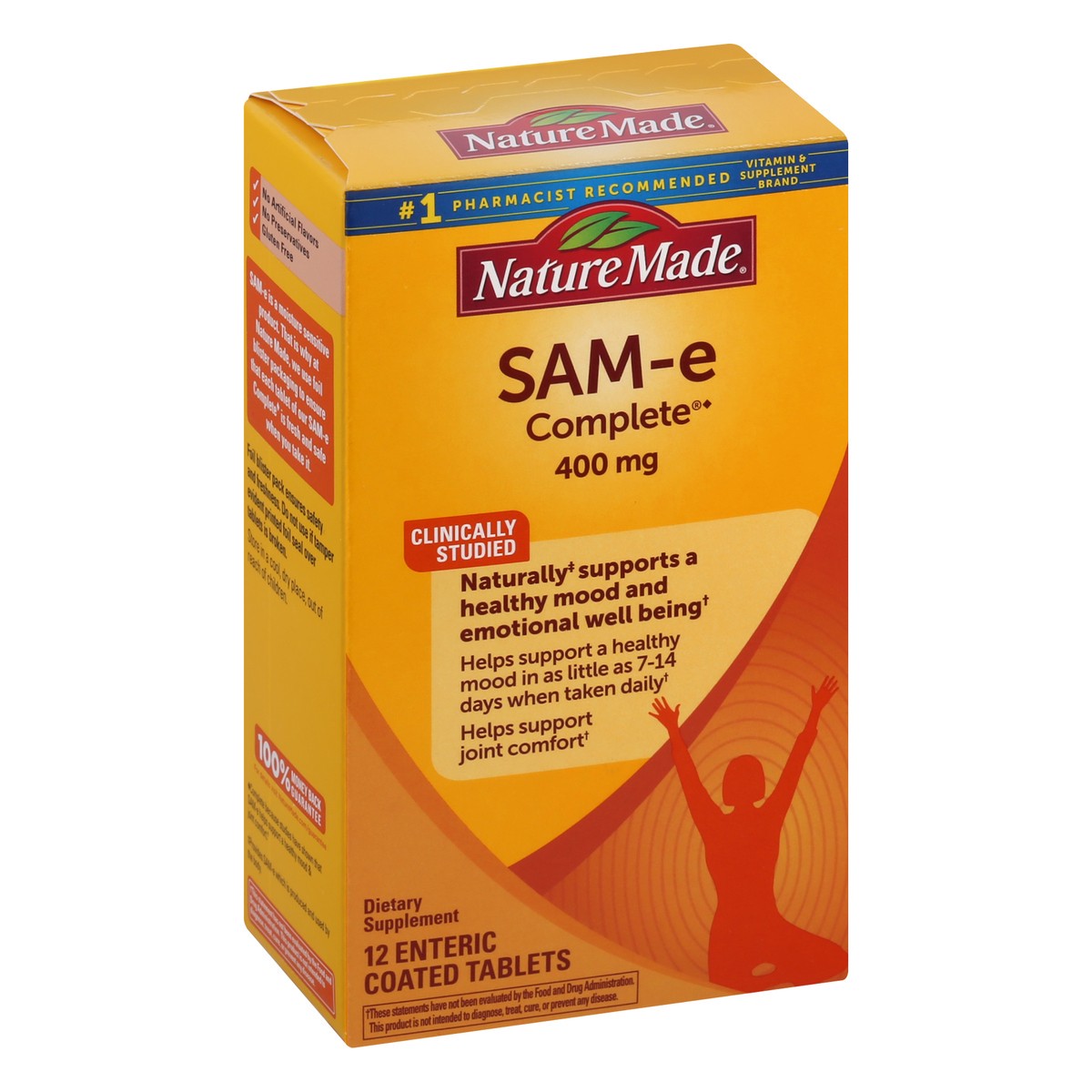 slide 4 of 9, Nature Made SAM-e Complete Tablets, 12 ct
