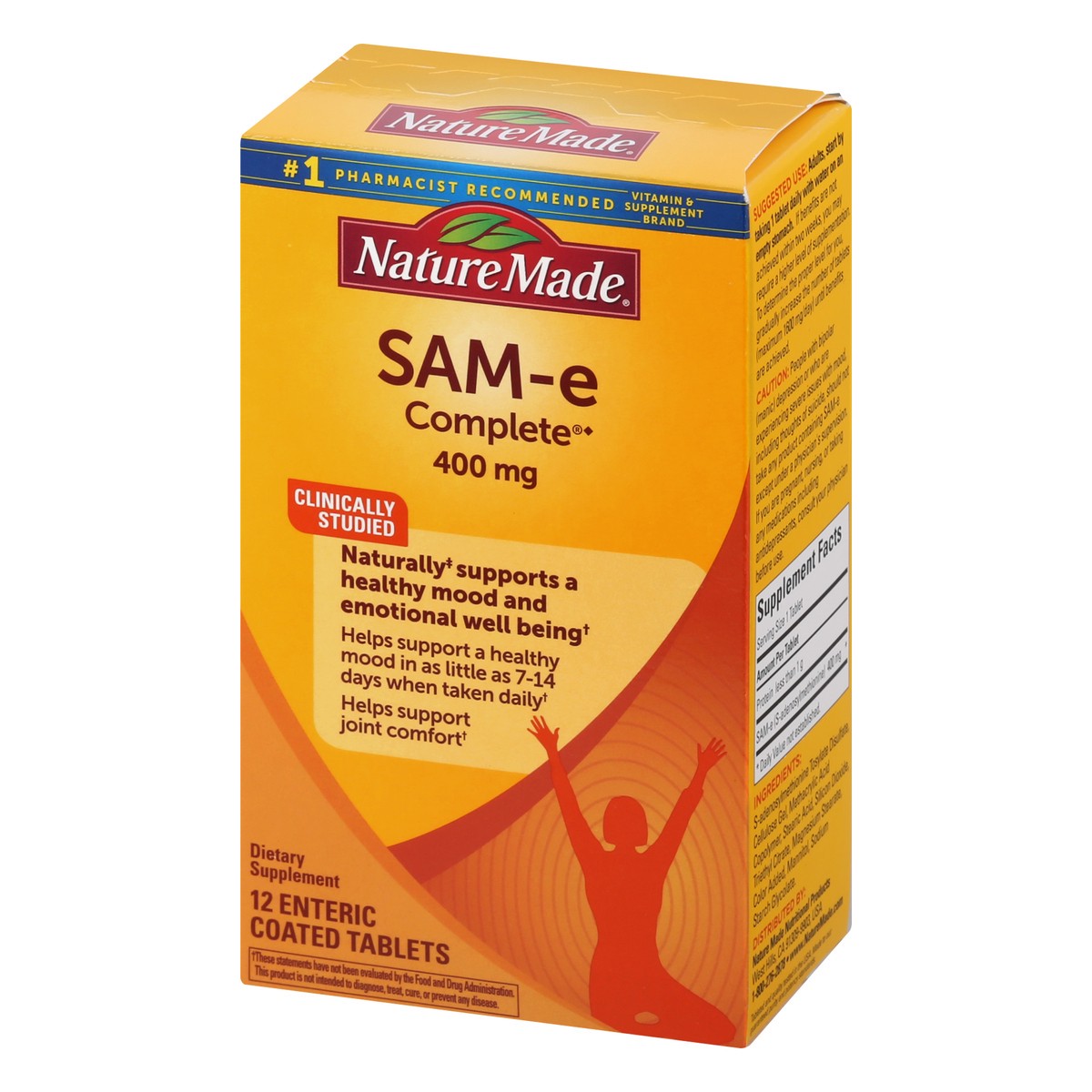 slide 3 of 9, Nature Made SAM-e Complete Tablets, 12 ct