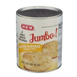 H-E-B Jumbo Butter-Flavored Biscuits