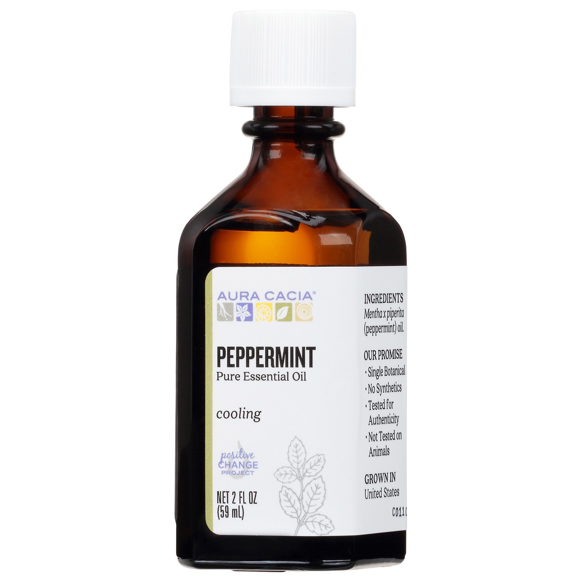 slide 7 of 13, Aura Cacia Peppermint Essential Oil, 2 oz