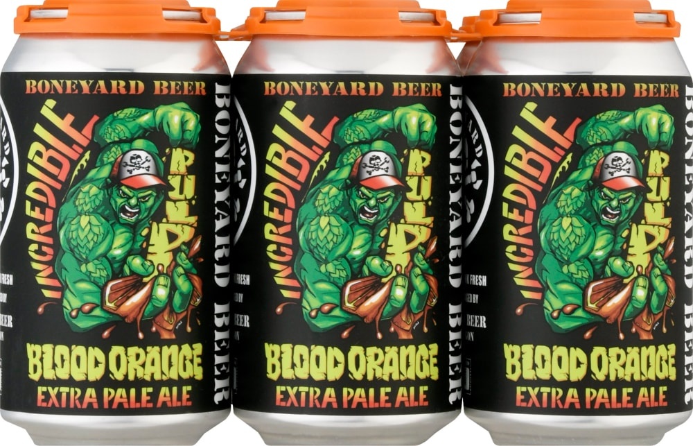 slide 1 of 1, Boneyard Beer Incredible Pulp Blood Orange Extra Pale Ale, 6 ct; 12 fl oz