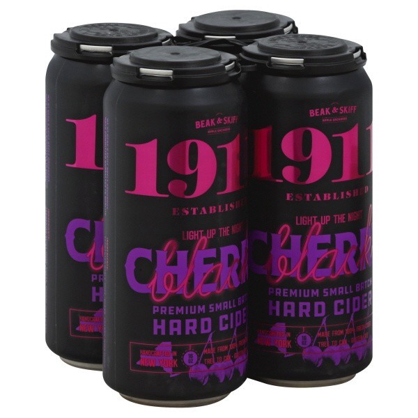 slide 1 of 1, 1911 Black Cherry Cider 4 pk, 64 fl oz