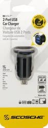 Scosche 2-Port USB Car Charger - 1 ea