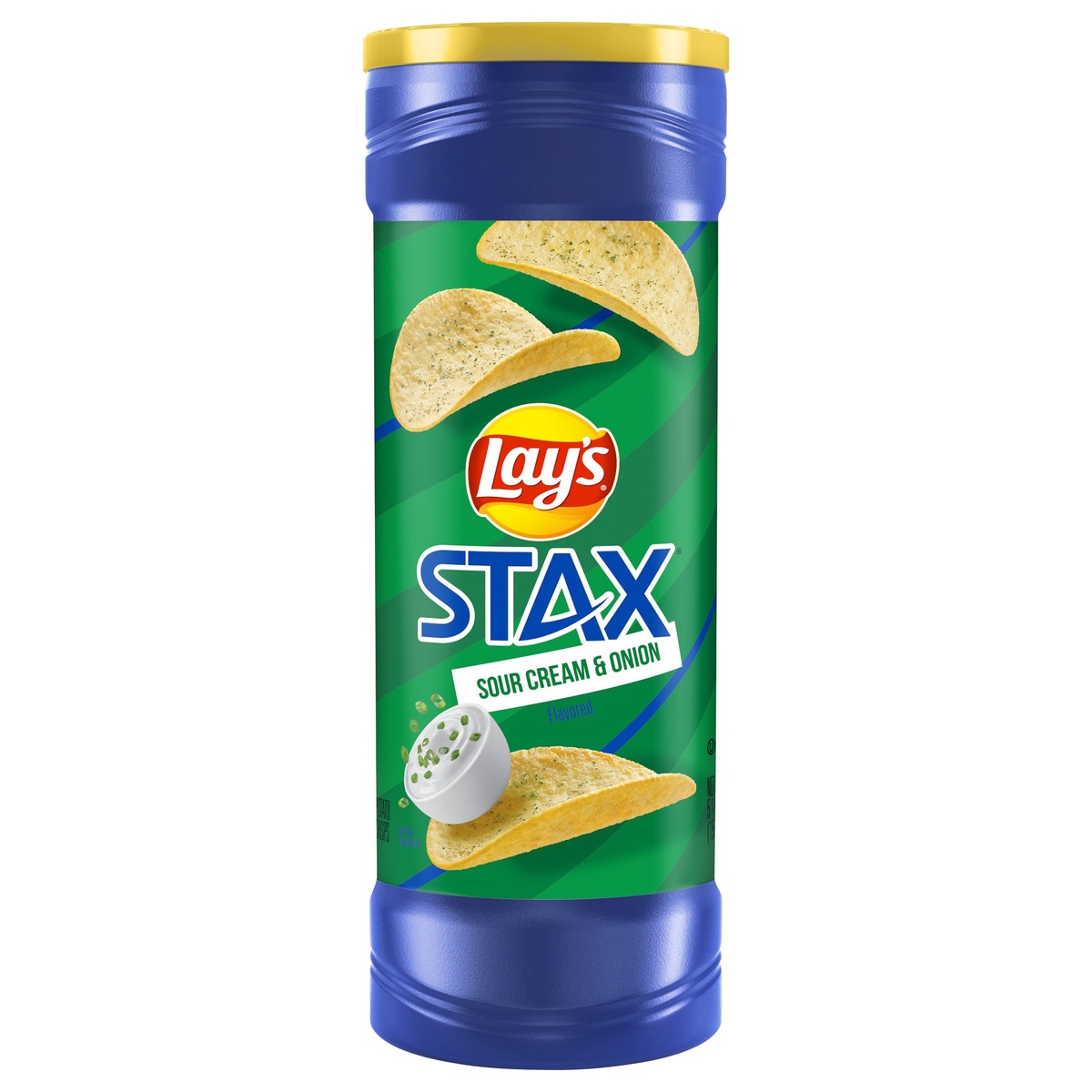 slide 1 of 2, Lay's Stax Sour Cream & Onion Potato Chips - 5.5oz, 