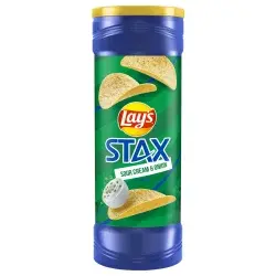 Stax Sour Cream & Onion Potato Chips