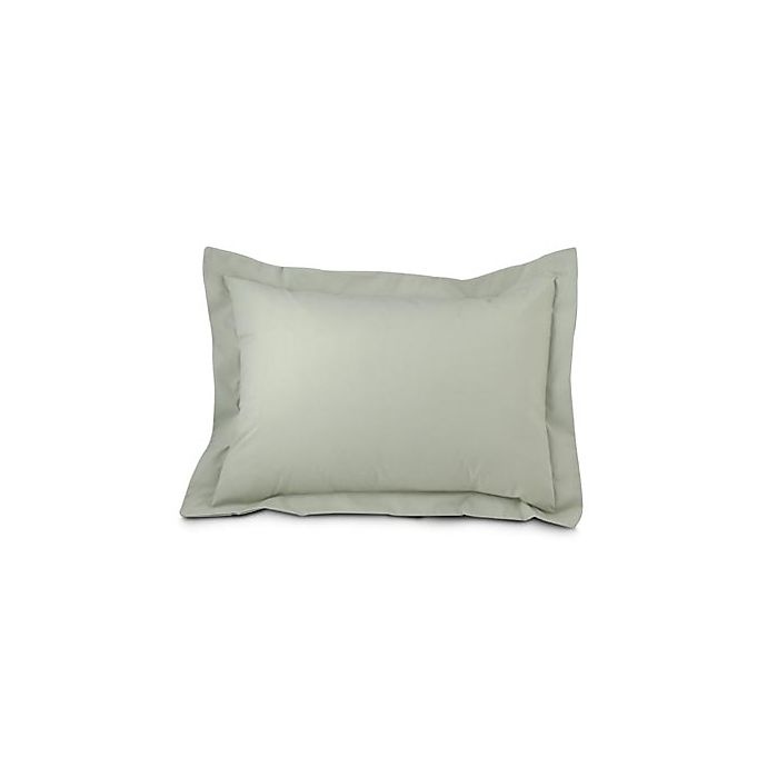 slide 1 of 1, Smoothweave Tailored European Sham - Sage, 1 ct