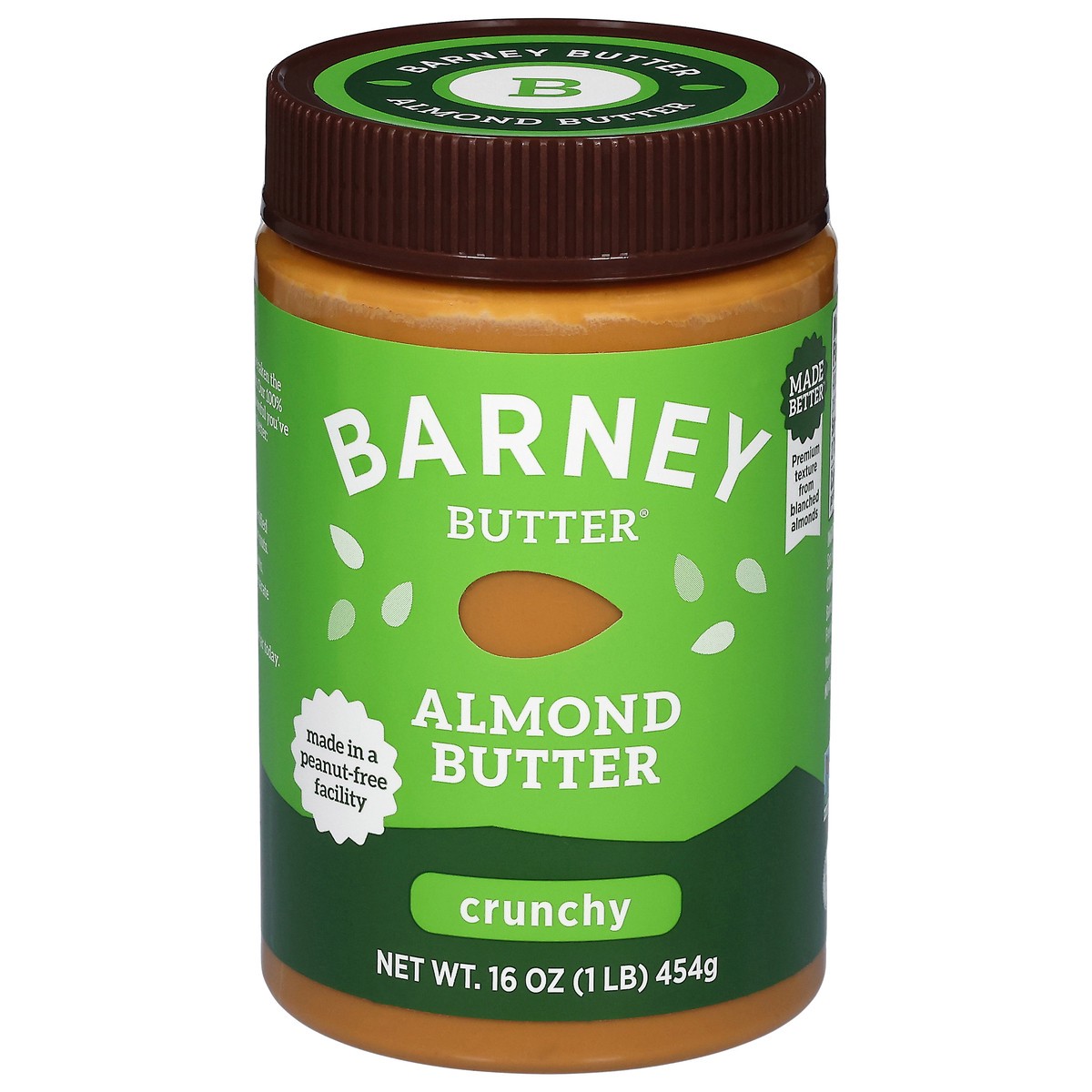 slide 1 of 14, Barney Butter Crunchy Almond Butter 16 oz, 16 oz