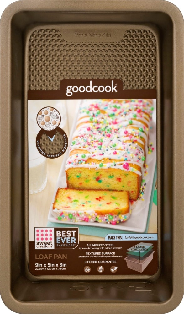 slide 1 of 1, Sweet Creations By Goodcook Loaf Pan, 9 in
