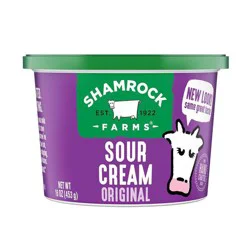 Shamrock Farms Natural Original Sour Cream 16 oz