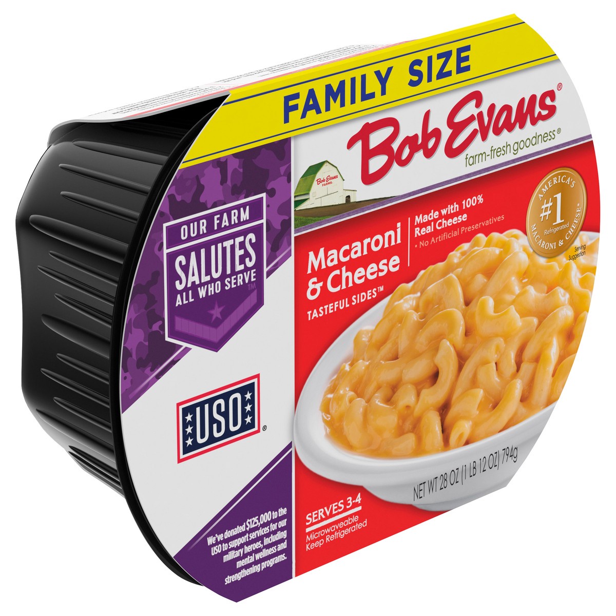 slide 3 of 9, Bob Evans Tasteful Sides Macaroni & Cheese, 28 oz