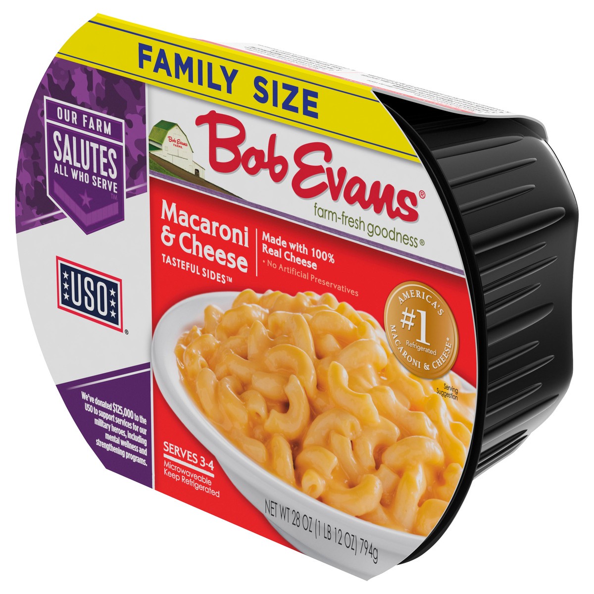 slide 4 of 9, Bob Evans Tasteful Sides Macaroni & Cheese, 28 oz