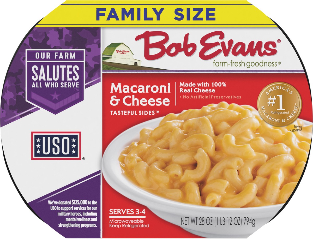 slide 9 of 9, Bob Evans Tasteful Sides Macaroni & Cheese, 28 oz