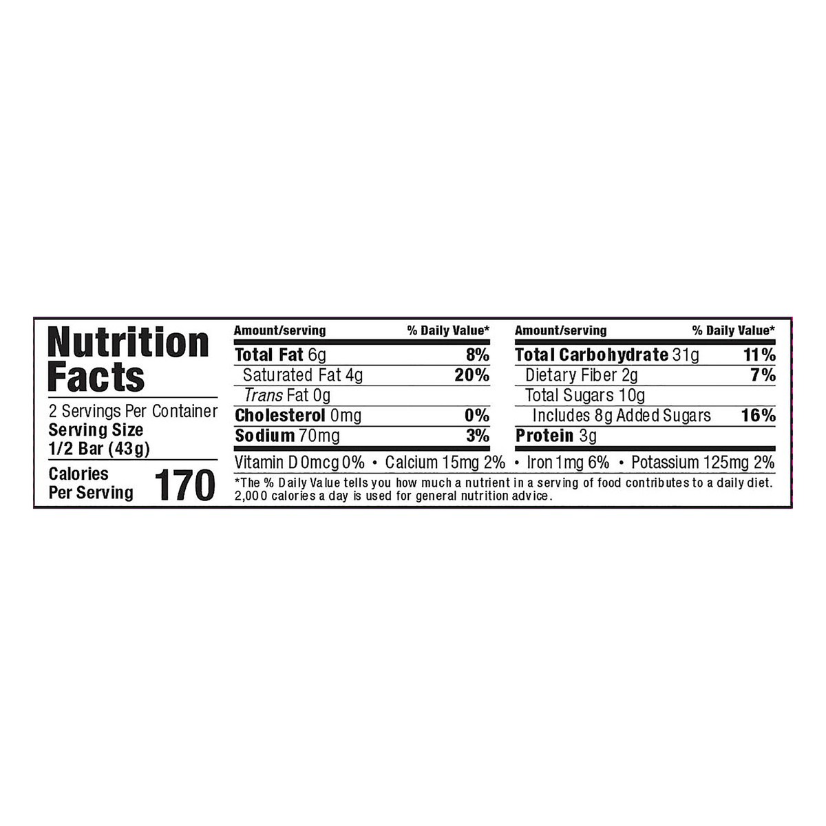 slide 6 of 6, Bobo's Cinnamon Raisin Oat Bar 3 oz. Wrapper, 3 oz