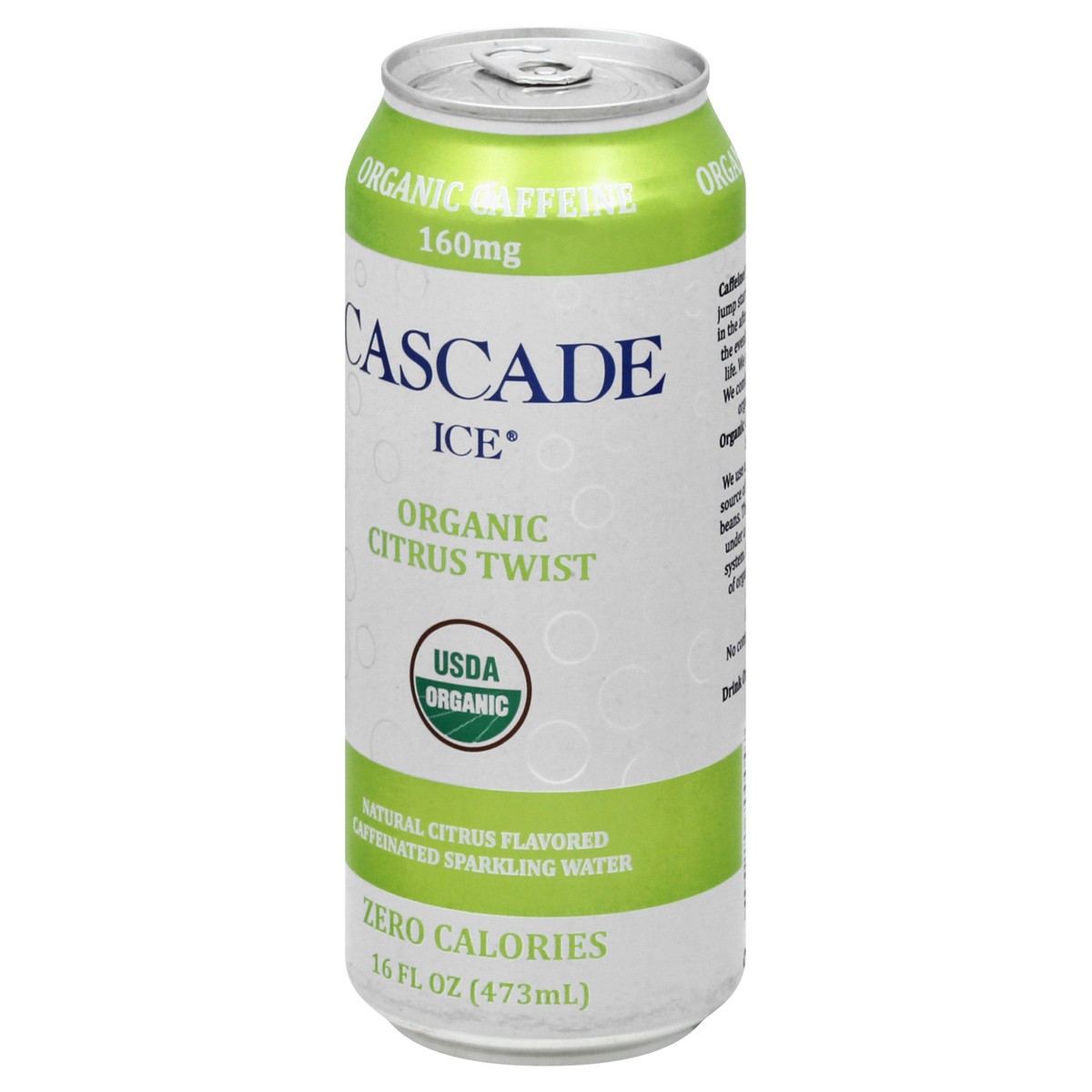 slide 4 of 9, Cascade Ice Organic Caffeinated Citrus Twist Sparkling Water - 16 oz, 16 oz