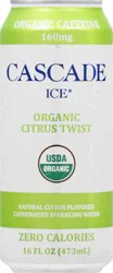 Cascade Ice Organic Caffeinated Citrus Twist Sparkling Water - 16 oz