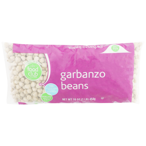 slide 1 of 1, Food Club Garbanzo Beans, 1 lb