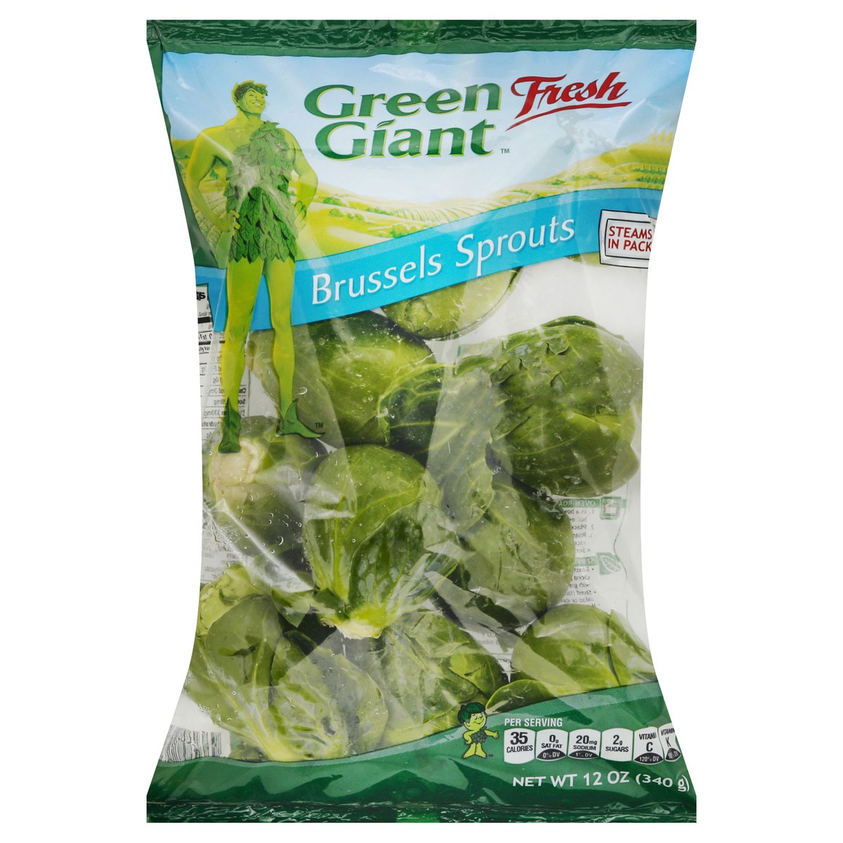 slide 2 of 6, Green Giant Brussels Sprouts, 12 oz