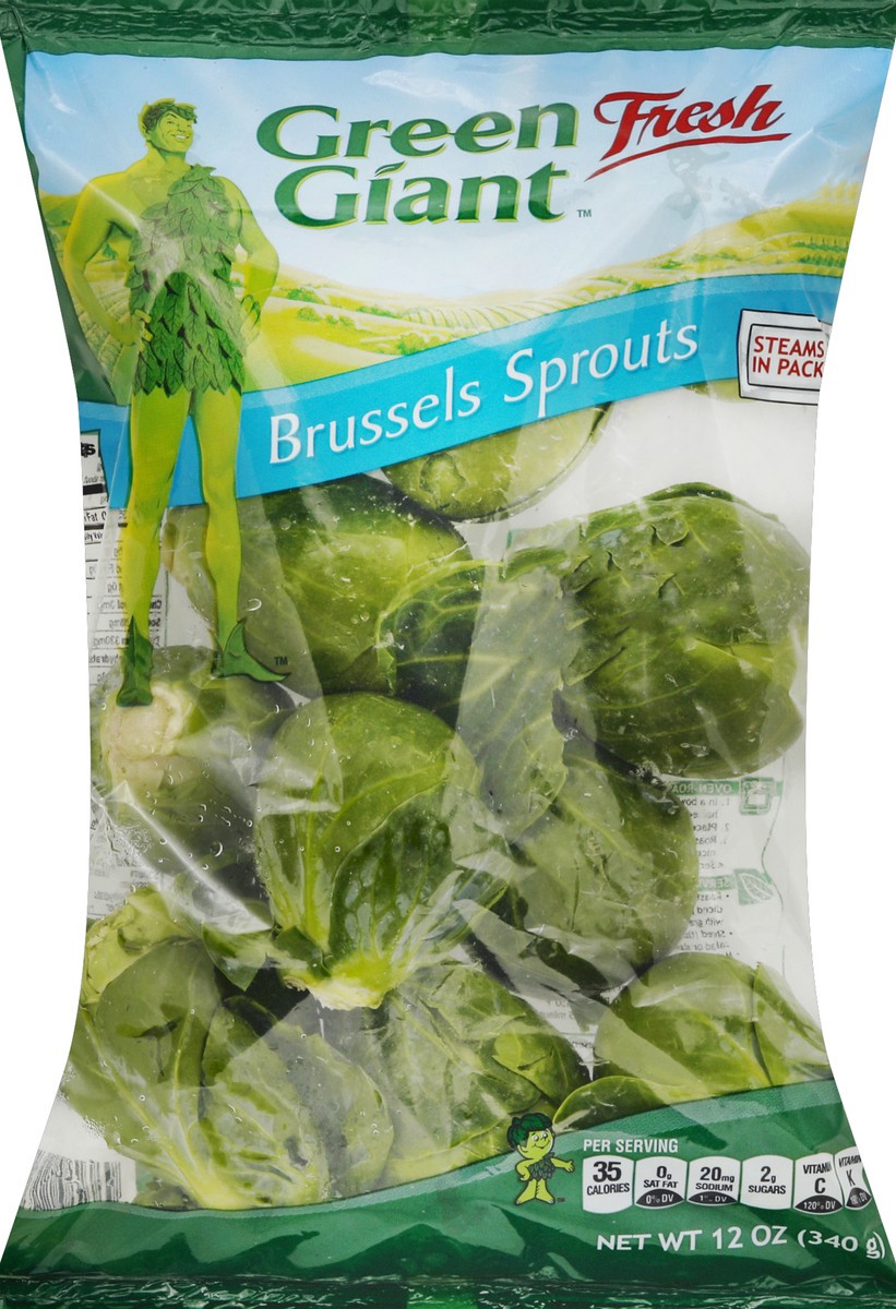 slide 1 of 6, Green Giant Brussels Sprouts, 12 oz