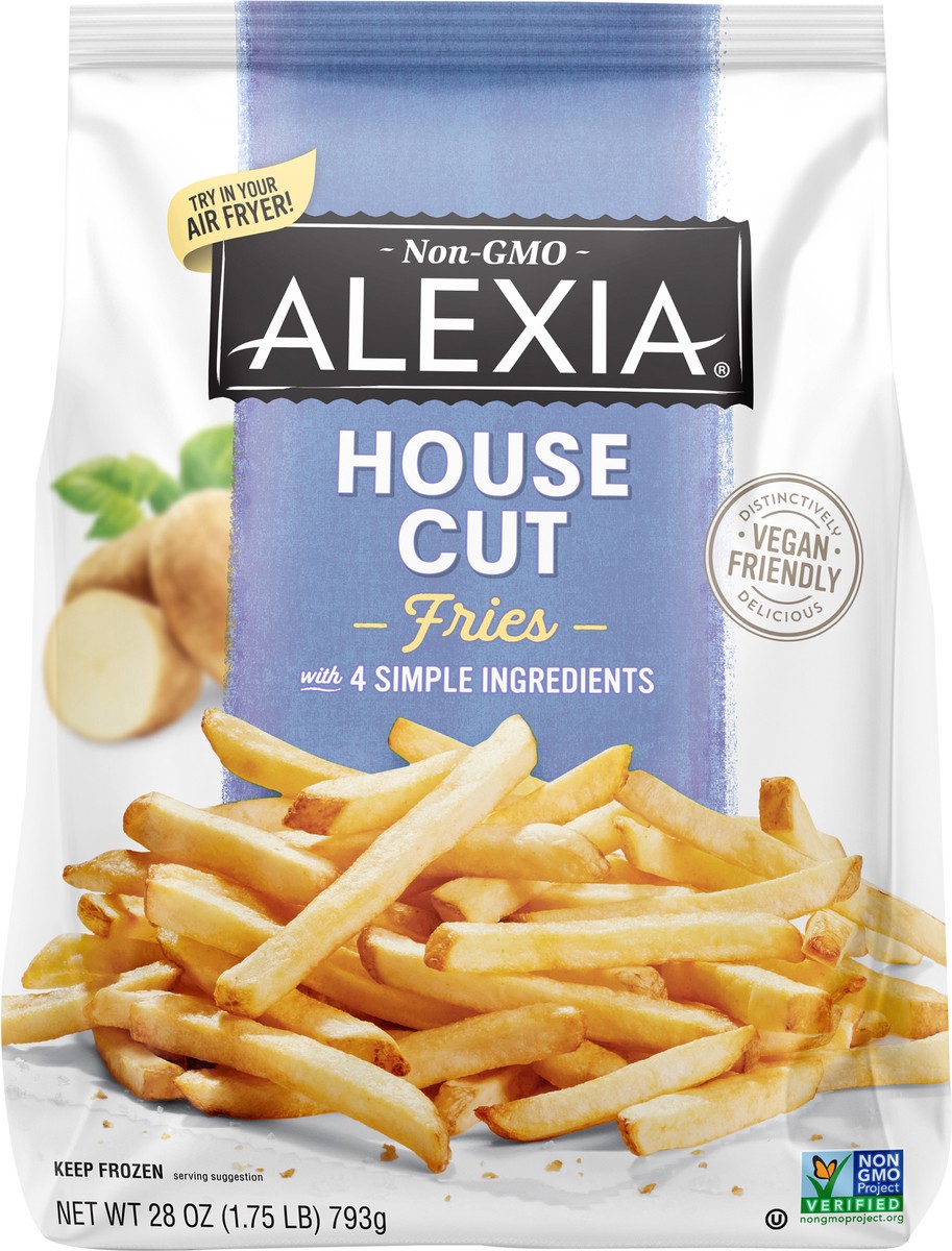 slide 9 of 9, Alexia Fries, with 4 Simple Ingredients, House Cut, 28 oz