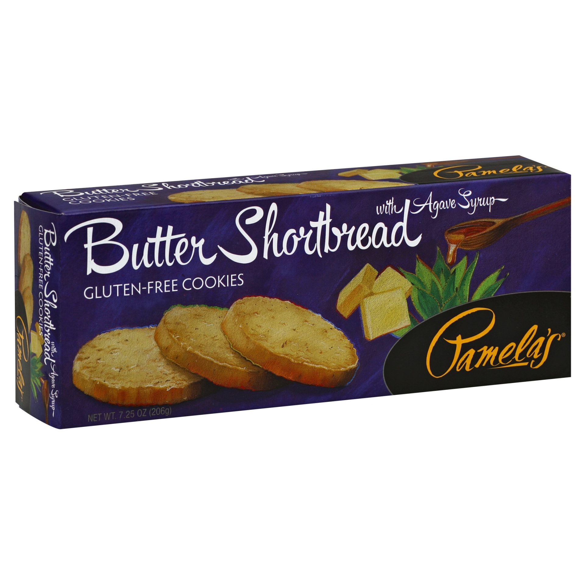 slide 1 of 1, Pamela's Butter Shortbread Gluten-Free Cookies, 7.25 oz