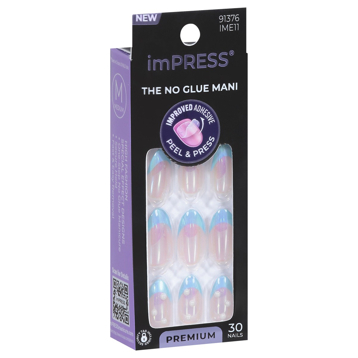 slide 7 of 9, imPRESS Best Life Premium Nails Medium 30 ea, 30 ct