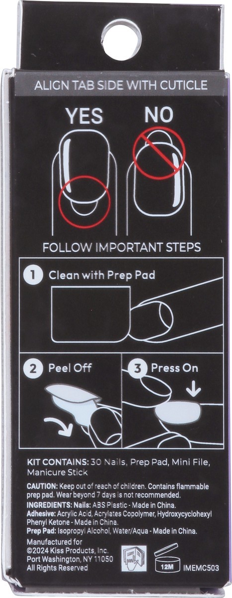 slide 4 of 9, imPRESS Best Life Premium Nails Medium 30 ea, 30 ct