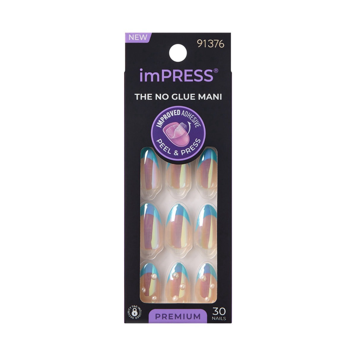 slide 1 of 9, imPRESS Best Life Premium Nails Medium 30 ea, 30 ct