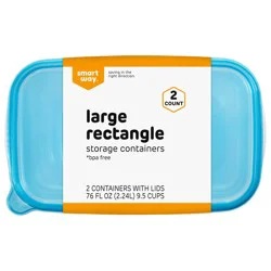 Smart Way BPA-Free Plastic Rectangle