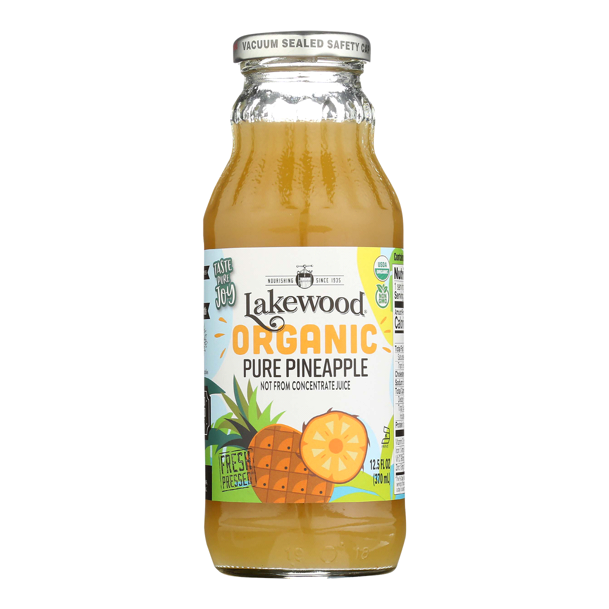 slide 1 of 5, Lakewood Organic Pure Pineapple Juice, 12.5 fl oz
