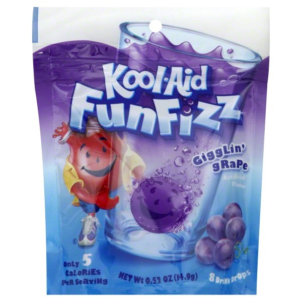 slide 1 of 1, Kool-Aid Drink Drops, Gigglin' Grape, 8 ct
