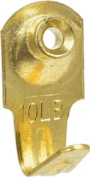 Hillman 10 lb Classic Hanger - Brass Plated