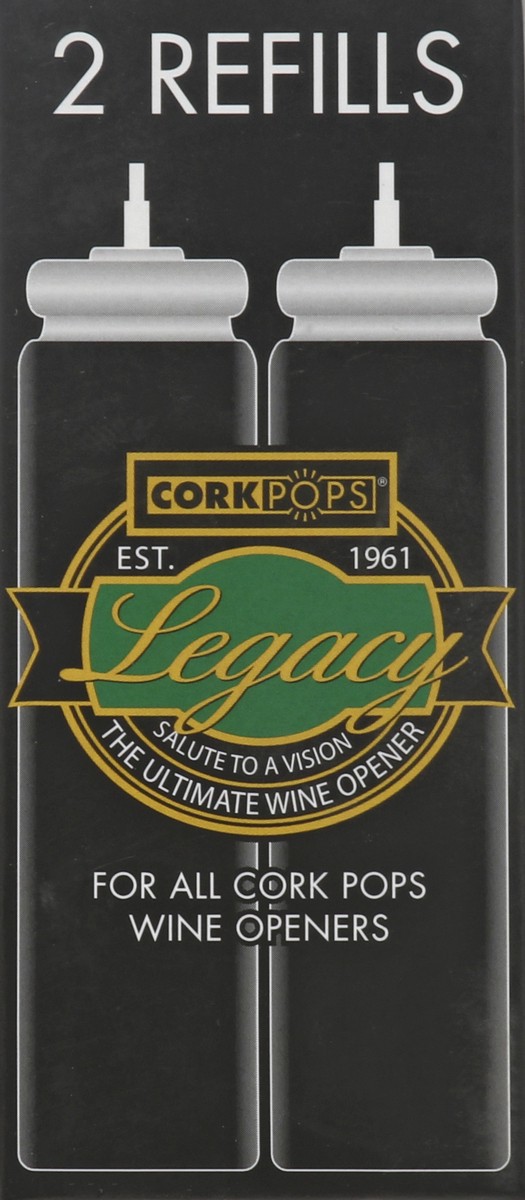 slide 7 of 8, Cork Pops Legacy Wine Opener Refills, 2 ct