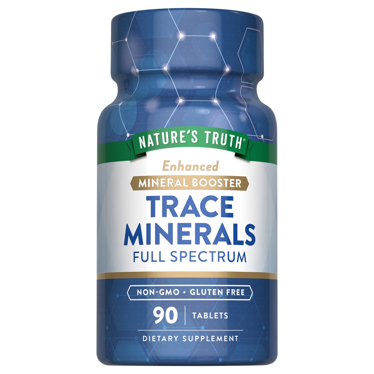 slide 2 of 2, Nature's Truth Full Spectrum Enhanced Trace Minerals 90 Tablets, 90 ct
