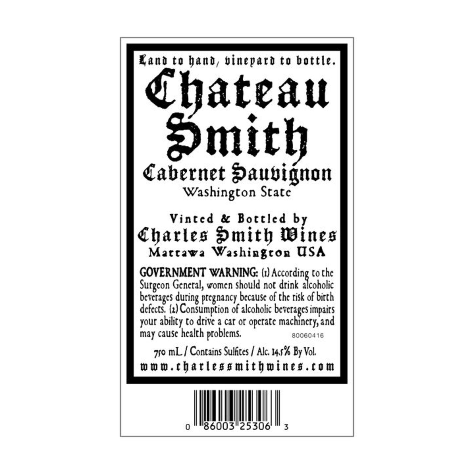 slide 2 of 2, Charles Smith Wines Chateau Smith, 25.36 fl oz